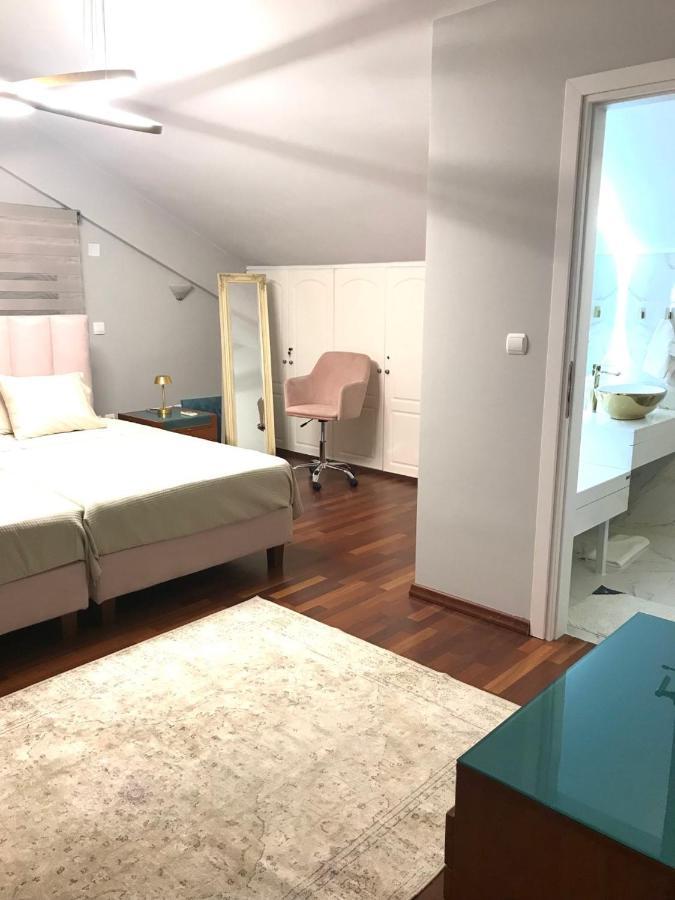 Beautiful Maisonette With A View To The Mountains And The Sea Agia Marina  Dış mekan fotoğraf