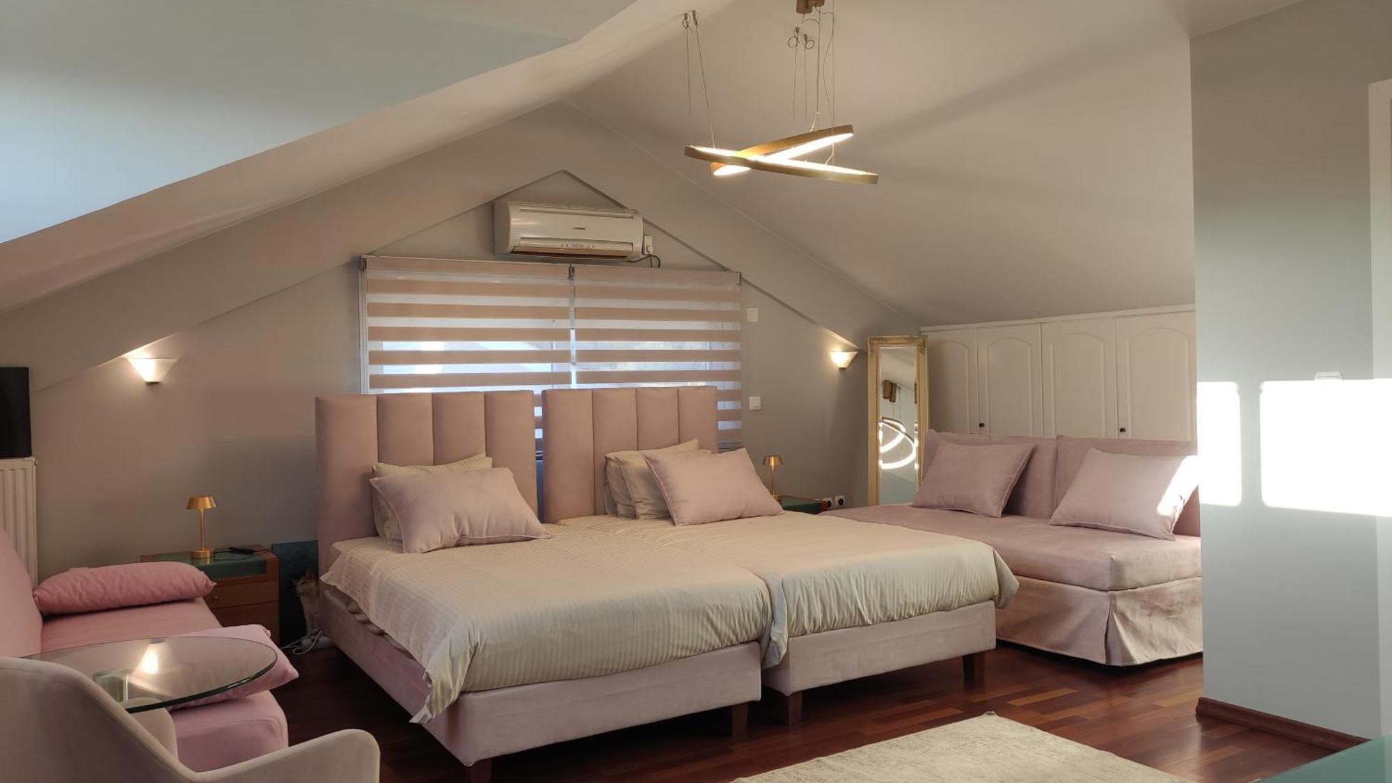Beautiful Maisonette With A View To The Mountains And The Sea Agia Marina  Dış mekan fotoğraf
