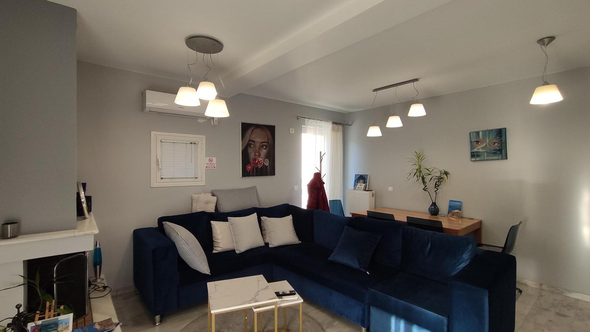 Beautiful Maisonette With A View To The Mountains And The Sea Agia Marina  Dış mekan fotoğraf