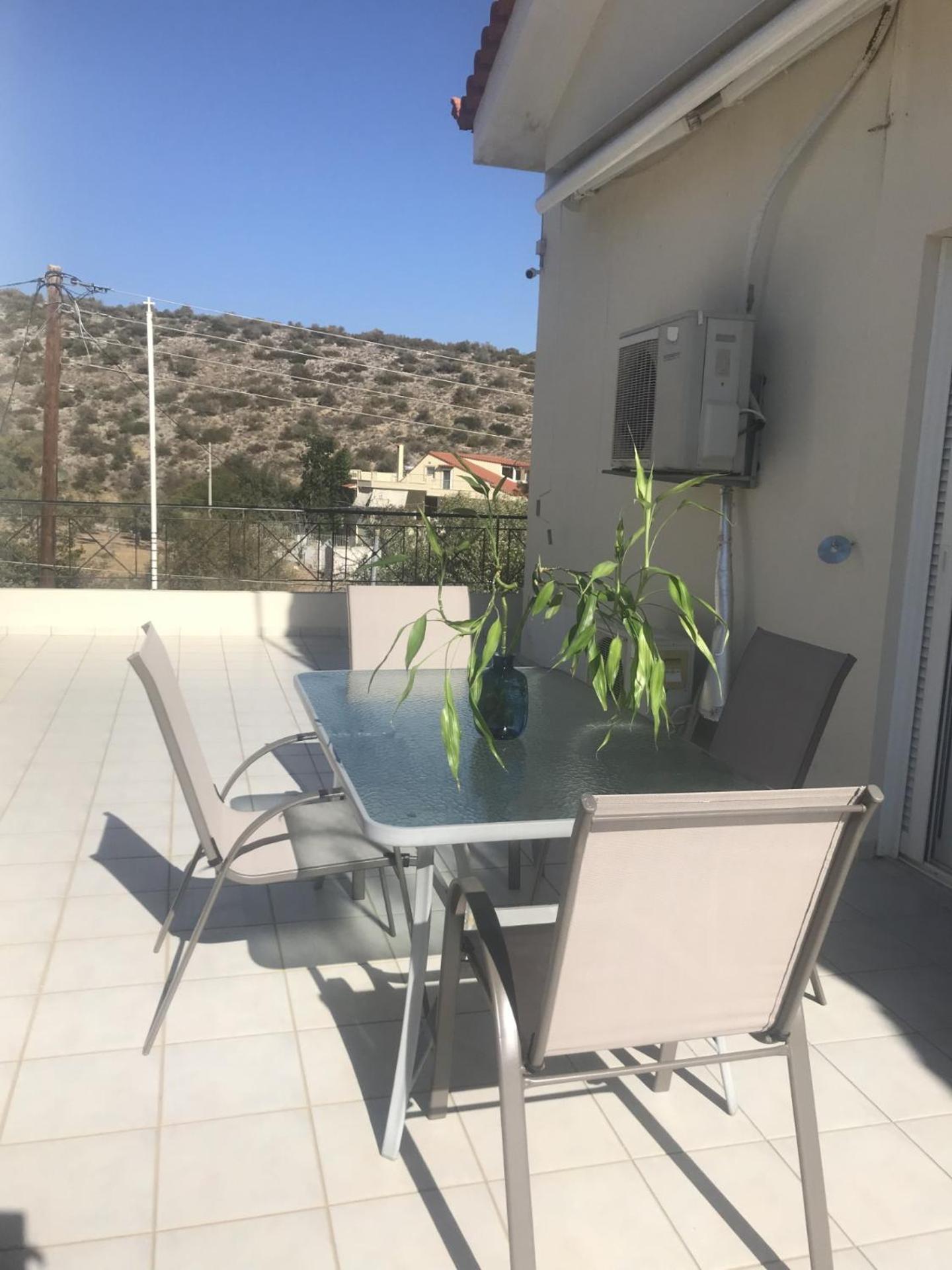 Beautiful Maisonette With A View To The Mountains And The Sea Agia Marina  Dış mekan fotoğraf